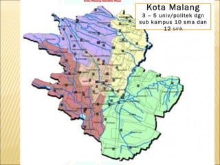 Situs Web | Gambar ukuran penuh | Gambar serupa ‹   Kota Malang 3 – 5 univ/politek dgn sub kampus 10 sma dan 12  smk Gambar gagal dimuat. 