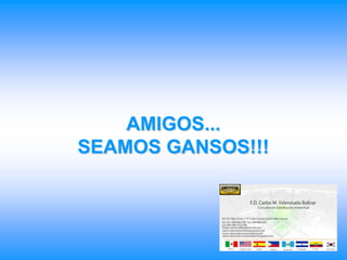 AMIGOS...SEAMOS GANSOS!!!