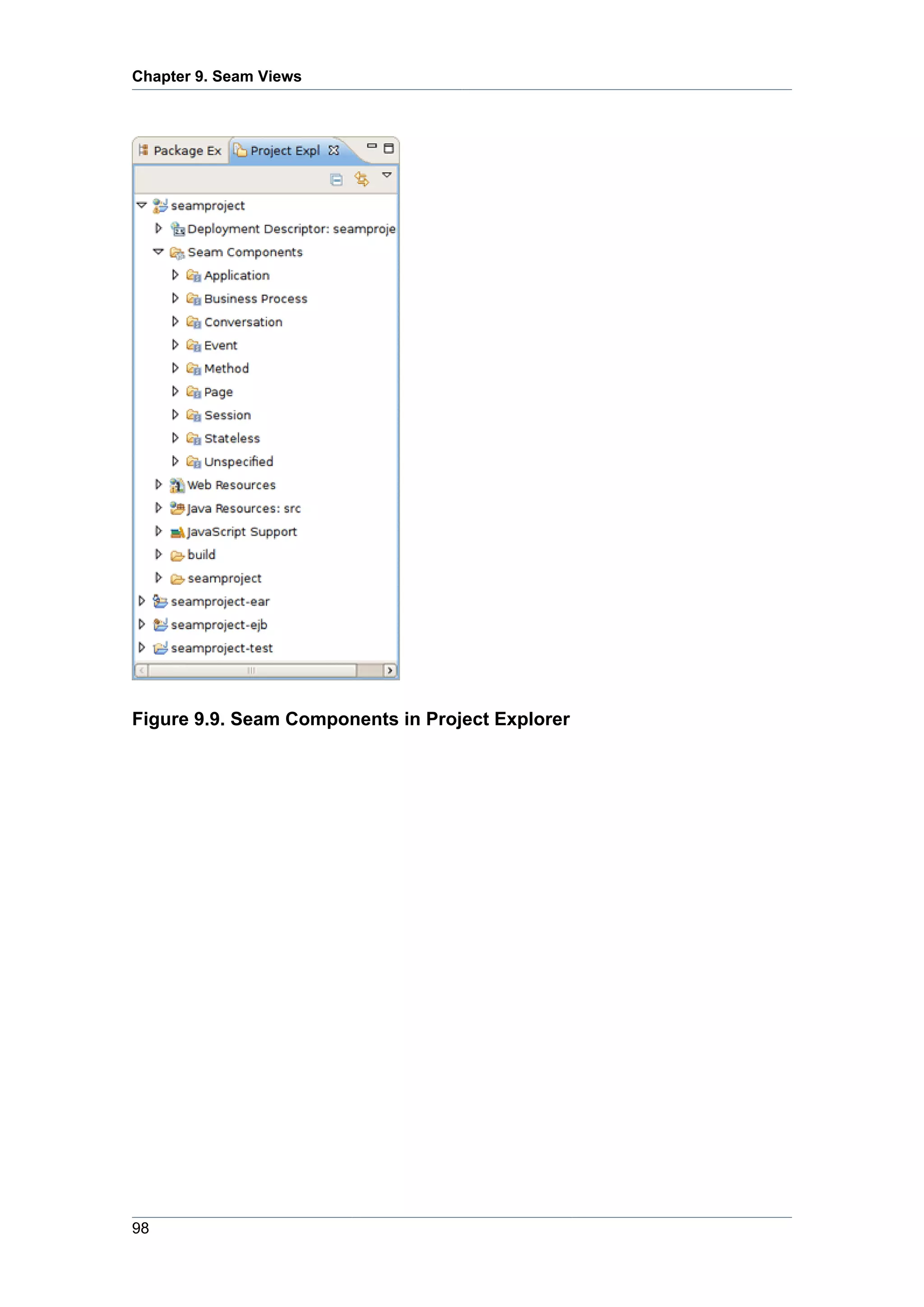 Chapter 9. Seam Views




Figure 9.9. Seam Components in Project Explorer




98
 