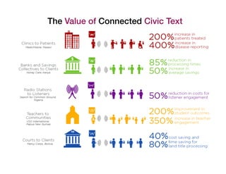 The Politics of Civic Tech Platforms by Sean McDonald (Frontline SMS)