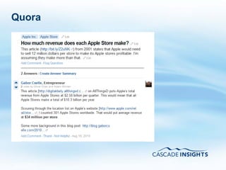 Quora




4/26/2011   27
 