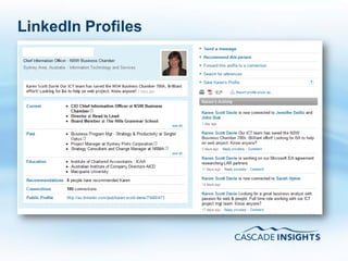 LinkedIn Profiles
 