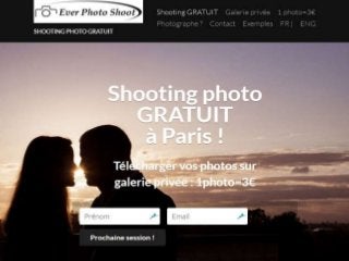 Seance shooting photo gratuit et pas cher à paris - Everphotoshoot.com
