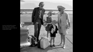 Connery travels with his actress-
wife, Diane Cilento, and their
children Gigi and Jason in 1967.PA
Images/Getty Images
 