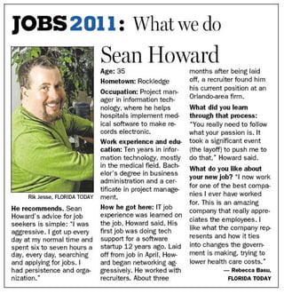Sean Howard Florida Today Article