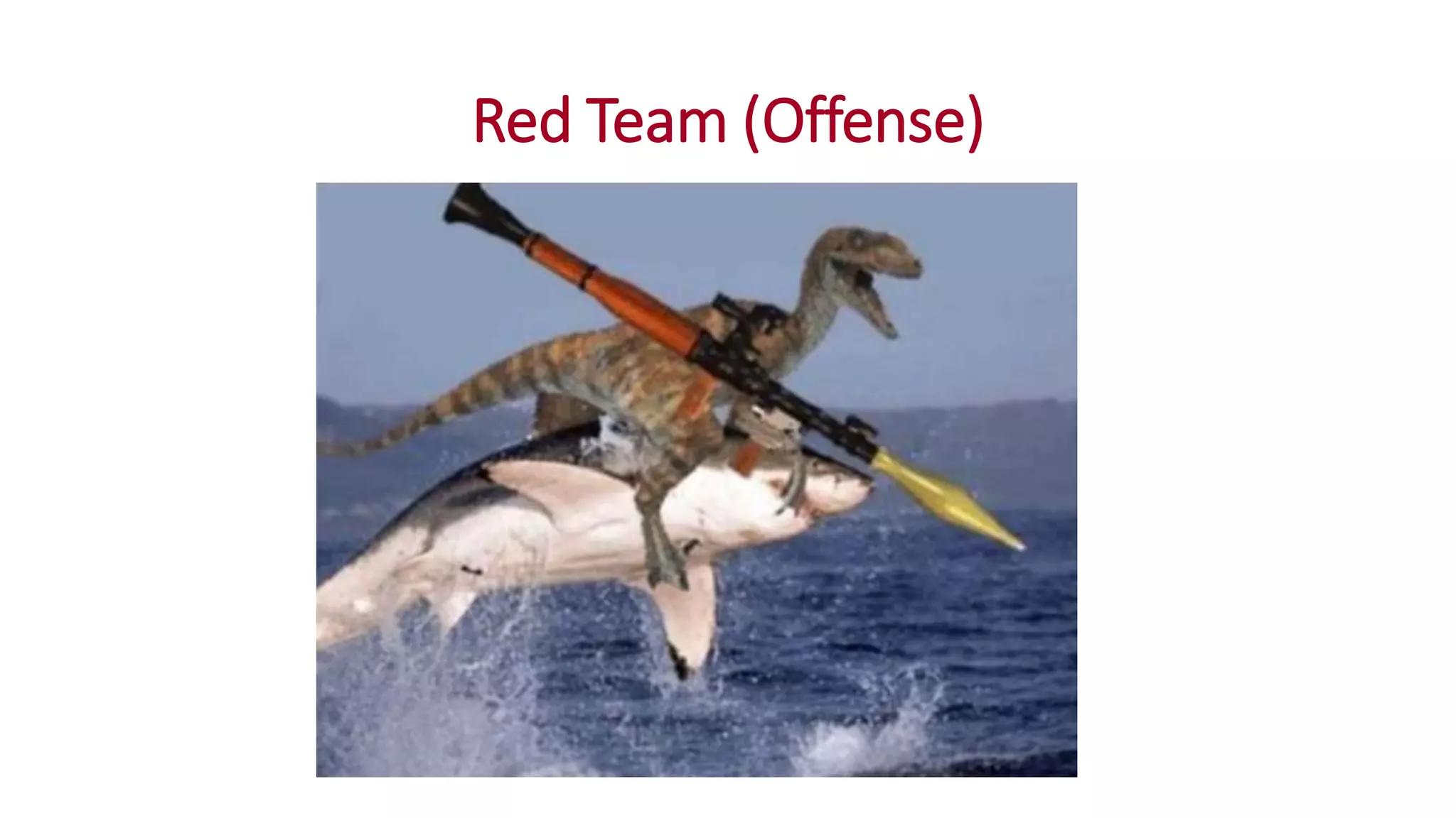 Red Team (Offense)
 