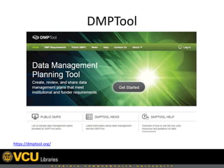 DMPTool
https://dmptool.org/
 