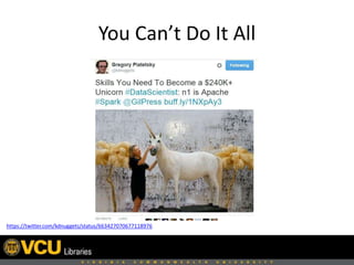 You Can’t Do It All
https://twitter.com/kdnuggets/status/663427070677118976
 