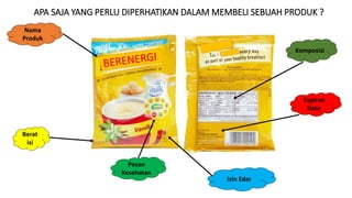 Memahami Komposisi Tubuh dan Pentingnya Membaca Label Gizi | PDF
