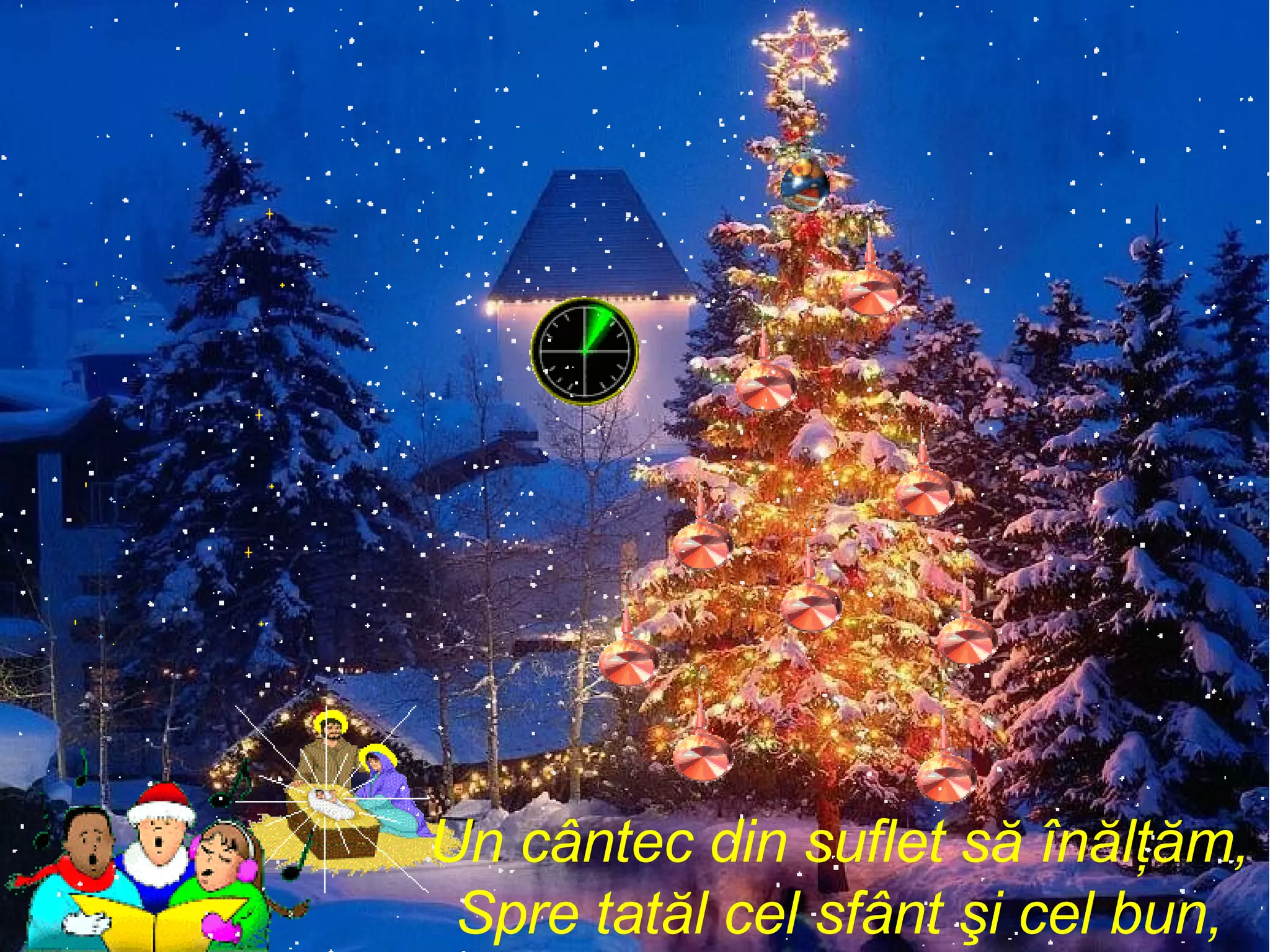 Un cântec din suflet să înălţăm, Spre tatăl cel sfânt şi cel bun, 