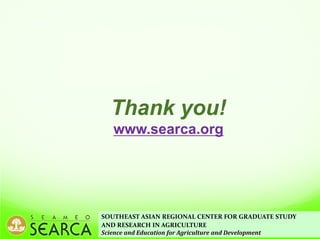 Knowledge Center on Climate Change Adaptation in Agriculture and Natural Resource Management in Southeast Asia (KC3)