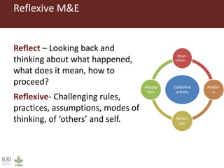 Tools for reflexivity and innovation platforms