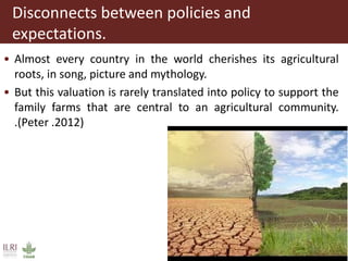 Complex agricultural problems and innovative approaches to their solutions