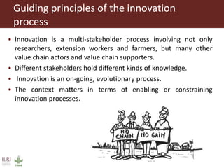 Composition and initiation of agricultural innovation platforms