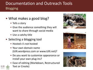 Communications and innovation platforms