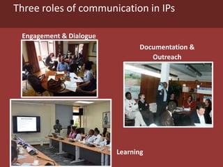 Communications and innovation platforms