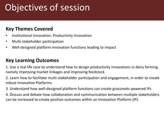 Theory in practice: MilkIT innovation platforms in India’s Himalayan mountains