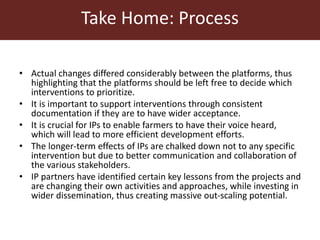 Theory in practice: MilkIT innovation platforms in India’s Himalayan mountains