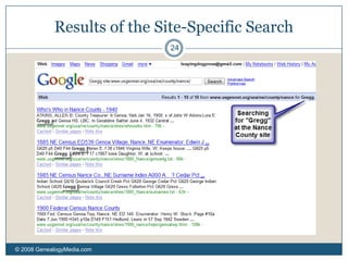 “Jane Graham” (35,600)© 2008 GenealogyMedia.com 18