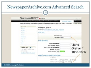 “Jane Graham” “Monroe County” 1811..1854 (39)© 2008 GenealogyMedia.com 21