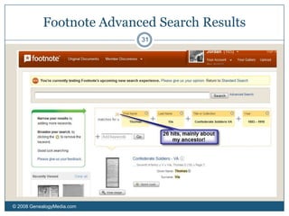 NewspaperArchive.com Basic Search© 2008 GenealogyMedia.com 25“Jane Graham”
