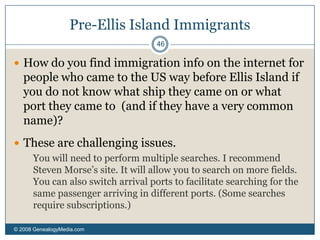 Google Appliance© 2008 GenealogyMedia.com 41Q: Godfrey Memorial Library has “Godfrey Search” on its Web site to search its databases. “Godfrey Search” is powered by an “appliance” provided by Google. What is an appliance and how does it differ from a general Google search?A: The Google Search appliance is a server computer that indexes content on a specific site. 	Direct Google searches are often better, when you have the option of either, but Google cannot crawl the Godfrey Library site because it’s subscription based.