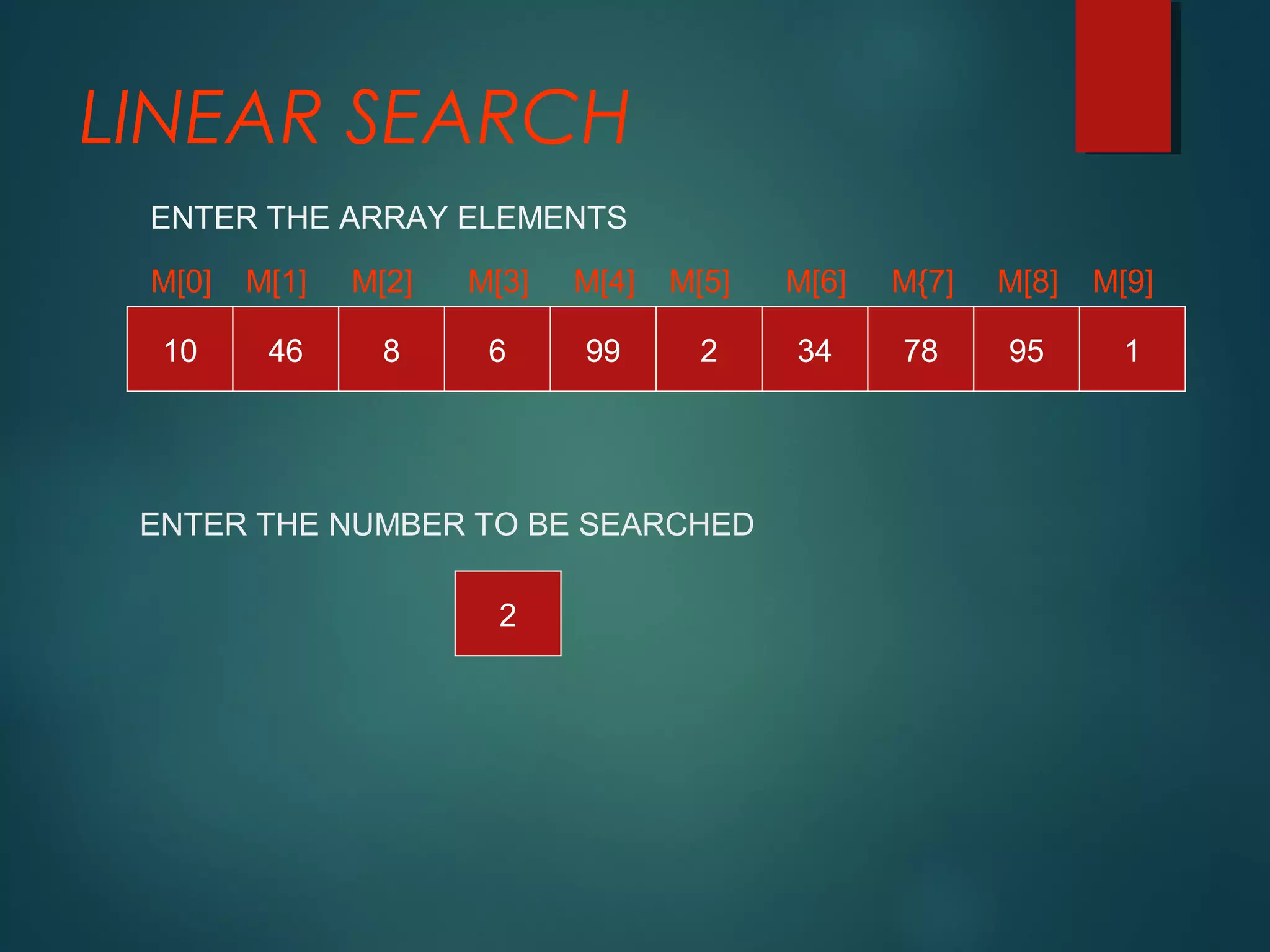 Linear and Bianry search | PPT