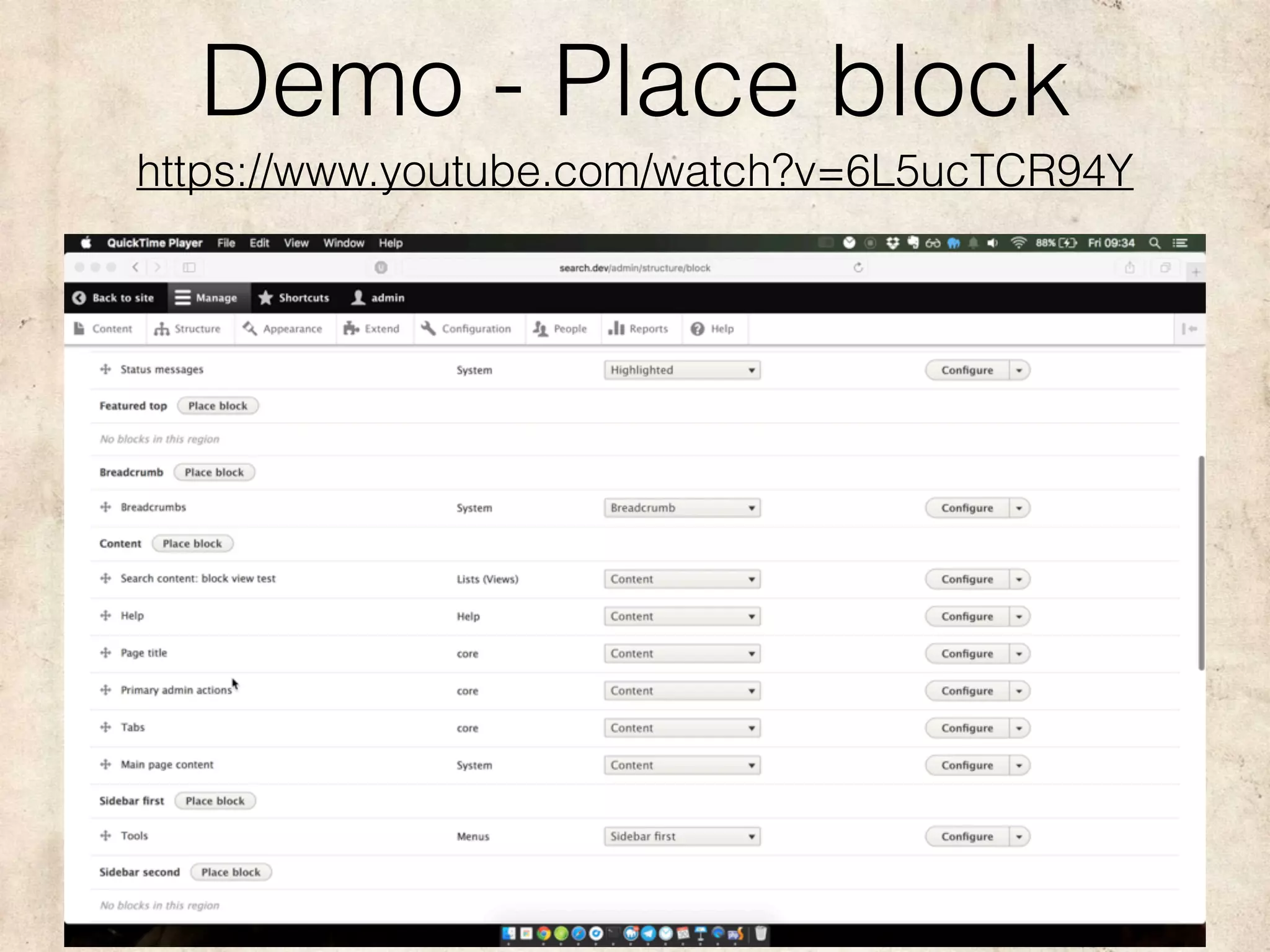 Demo - Place block
https://www.youtube.com/watch?v=6L5ucTCR94Y
 