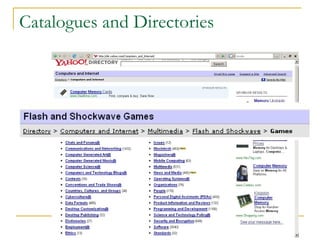 Catalogues and  Directories 