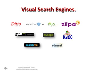 Visual Search Engines. www.StrategicIMC.com | jonathan.petersen@comcast.net 