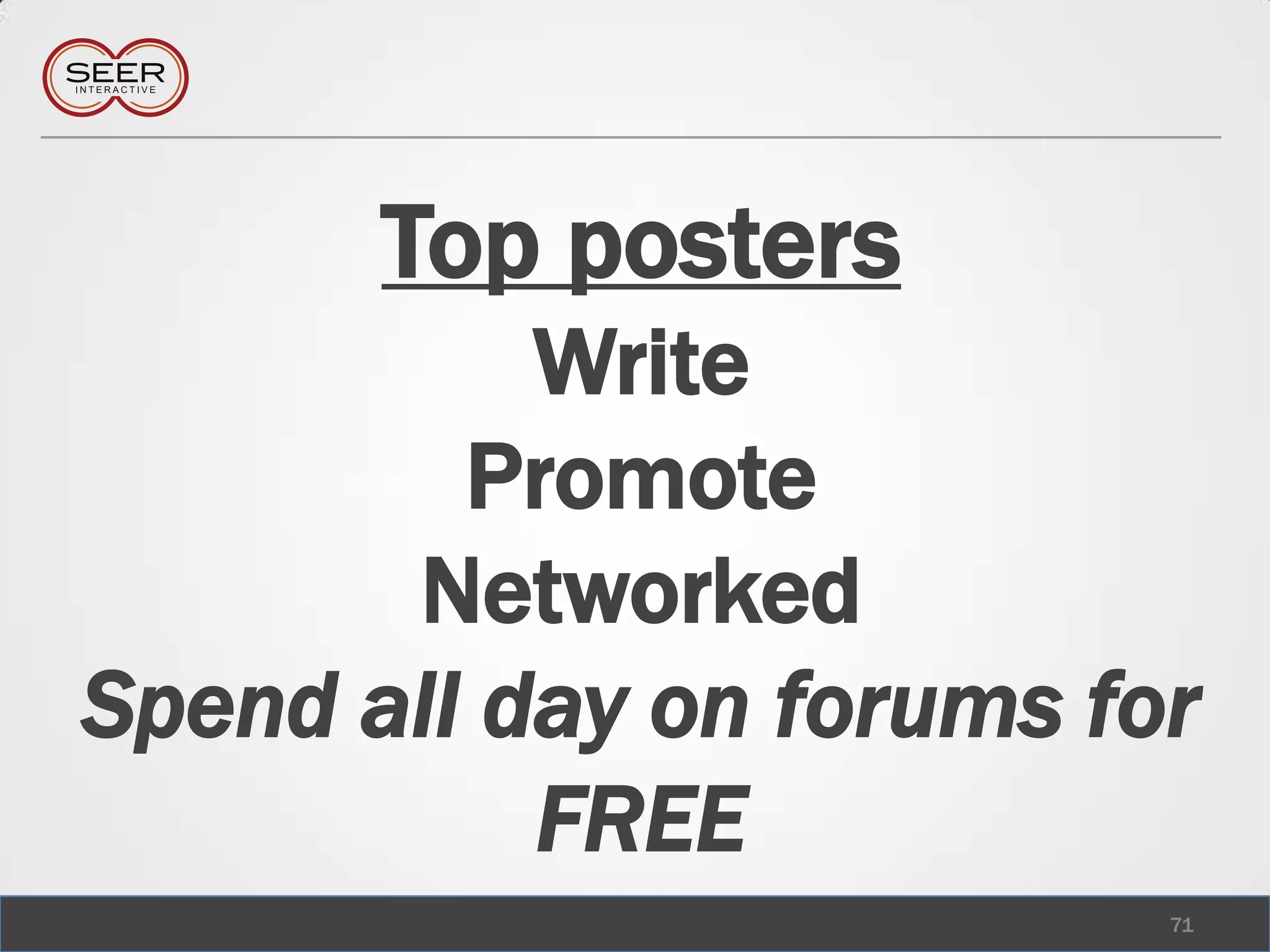 Rand’s tips:export.ly – locationsexport.ly - tagcrowd65