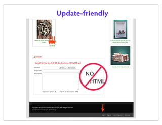 Update-friendly

NO
HTML

 