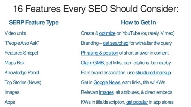 The move from results
to answers
 