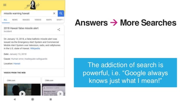 In Organic, Featured Snippets Are Google’s
Primary “Be the Answer” Bet
 