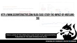 http://www.seerinteractive.com/blog/case-study-the-impact-of-hreflangtag

TAKE A LOOK AT THE HREFLANG CASE STUDY THAT @SAURAVRIMAL
PUBLISHED AT THE SEER INTERACTIVE BLOG
international seo at #searchlove by @aleyda from @woorank

 