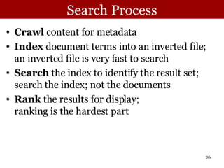 Classification, Tagging & Search | PPT