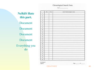 NeRdS Hate this part. Document Document Document Document Everything you do 