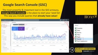 Paige Hobart - How to do GOOD Keyword Research - Search Advertising Show 2021 Slide 11