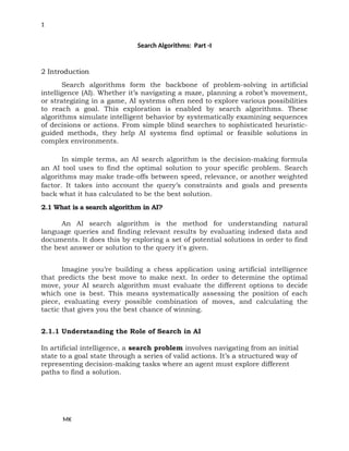 Comprehensive Overview of AI Search Algorithms and Random Search ...