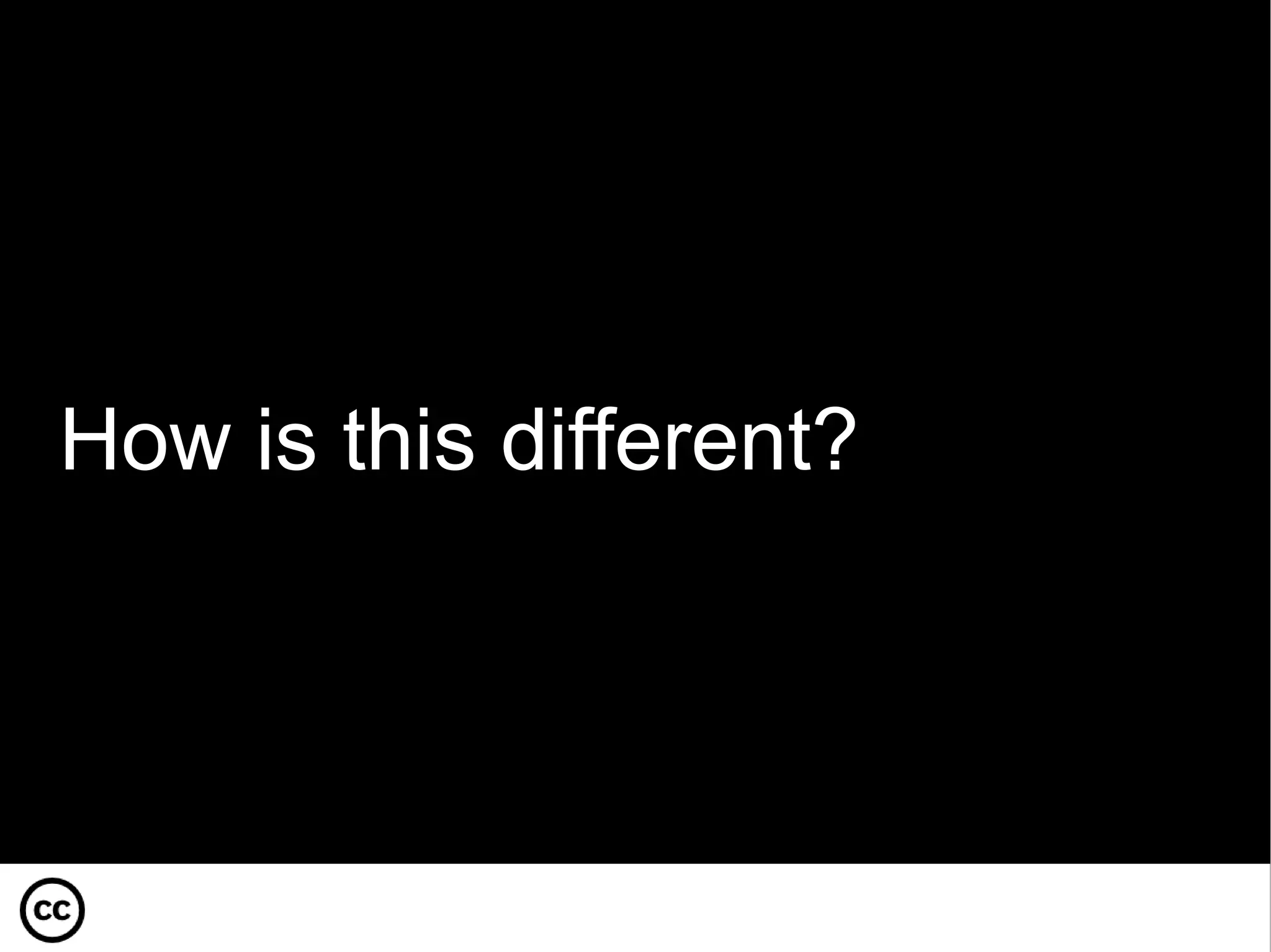 How is this different? 