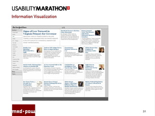 Information Visualization
31
 