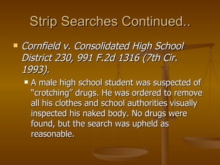 Search And Seizure In Public Sxhools Ppt PPT Search And Seizure In Public Sxhools Ppt PPT