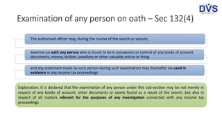 Section 132 Form.pdf Search and Seizure under Income Tax Act | PPTX