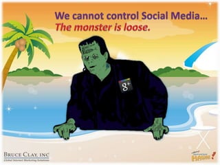 We cannot control Social Media… The monster is loose.