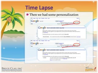 Time LapseThen we had some personalization