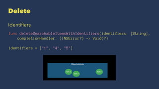 Enabling app search
1. Allow Apple to discover and index your app's website
2. Ensure your app's website contains markup f...