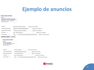 Ejemplo de anuncios 