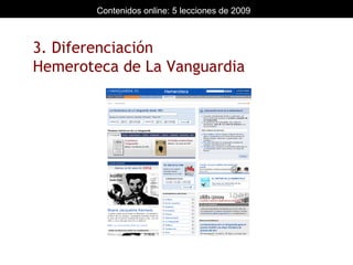 3. Diferenciación Hemeroteca de La Vanguardia 