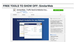 FREE TOOLS TO SHOW OFF: SimilarWeb
 